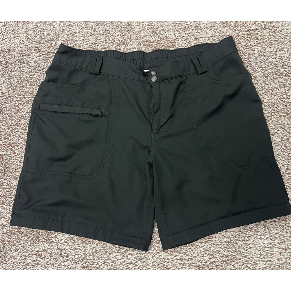 Magellan Outdoors Women XL Black Convertible Hiking Shorts Zip Off Outdoor
